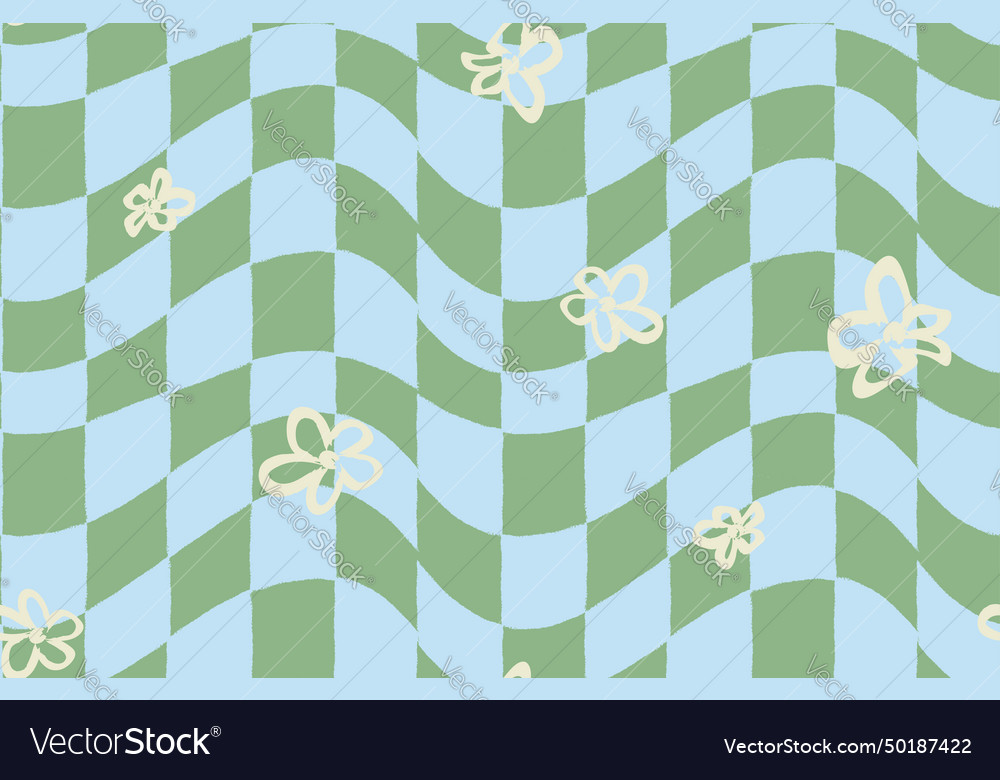 Floral Wave Pattern