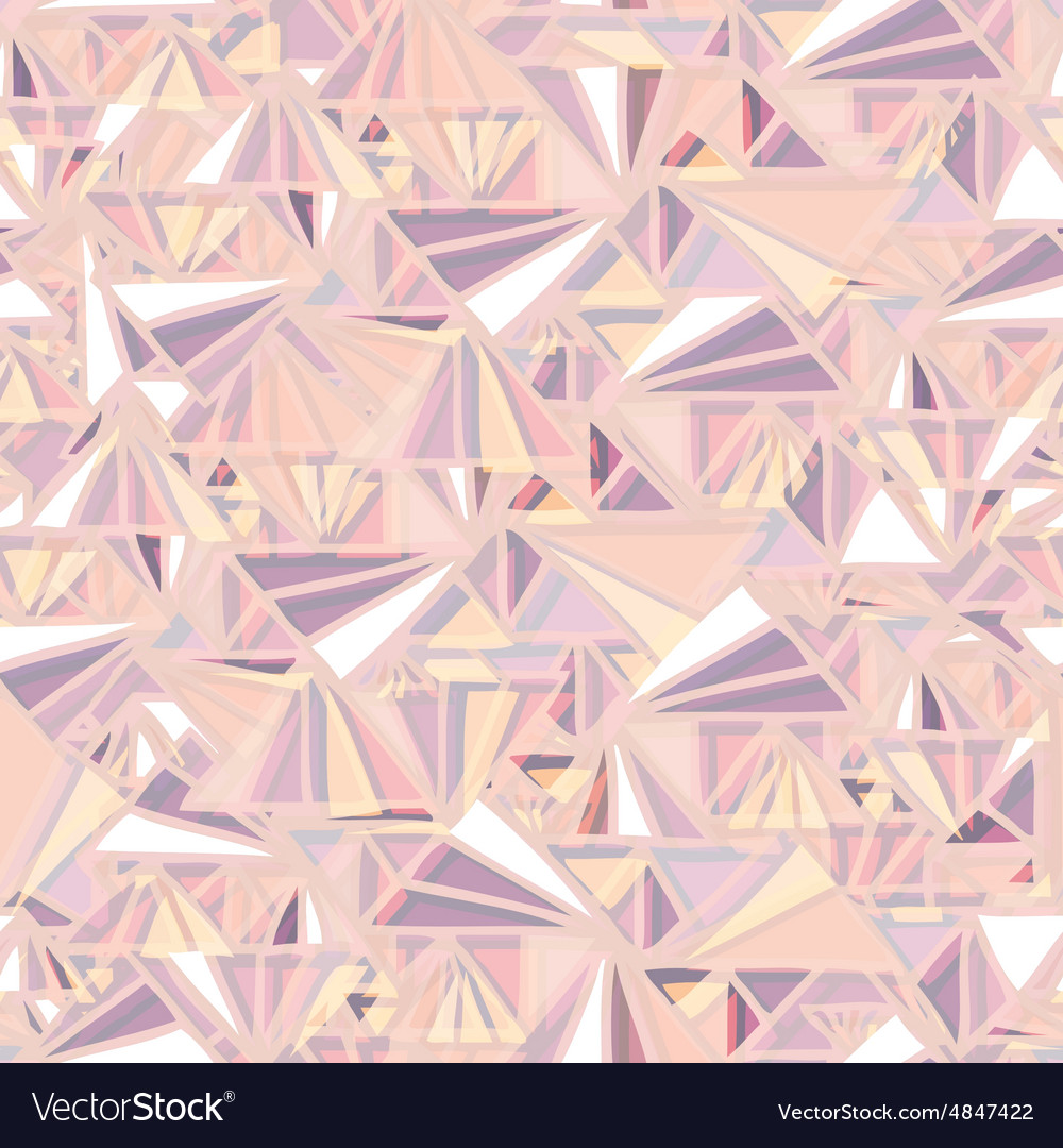 Geometric pattern with triangles