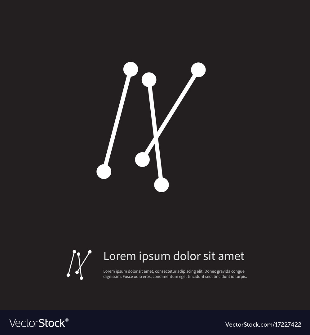 Isolated swab icon stick element can