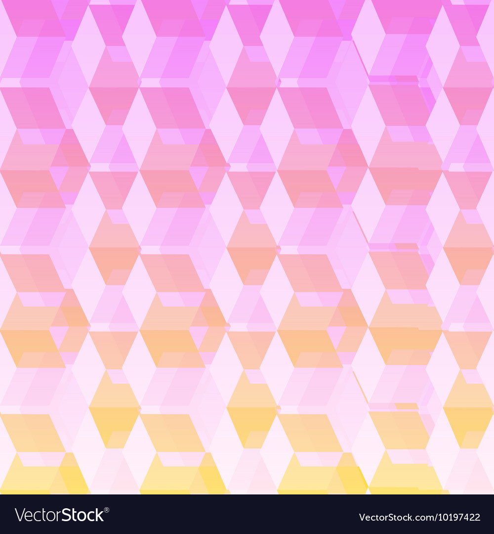 Isometric cubes seamlessly repeatable pattern 3d