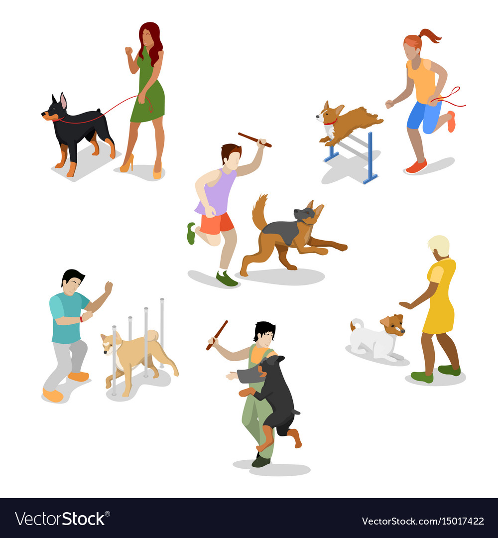 Isometrische Hundetraining Szene