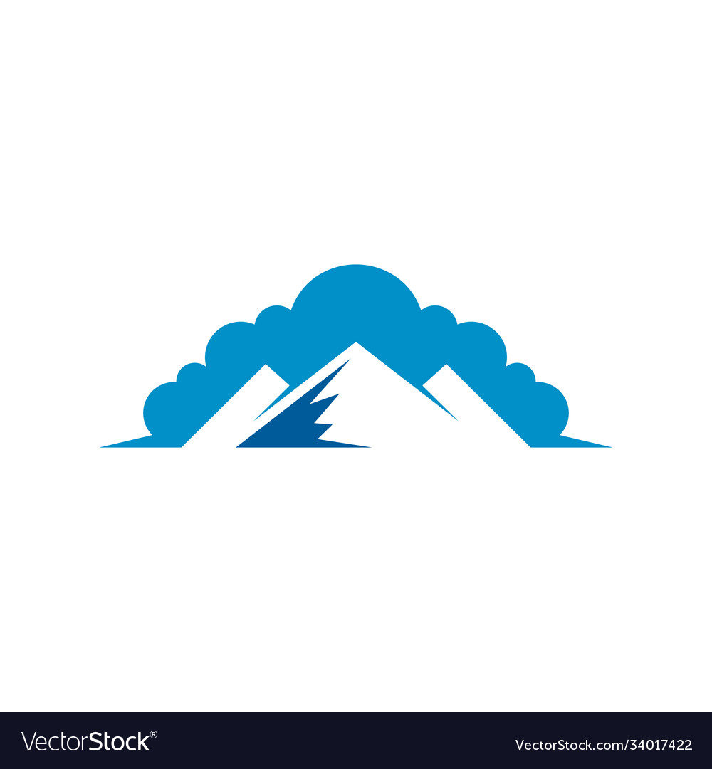 Mountain cloud logo