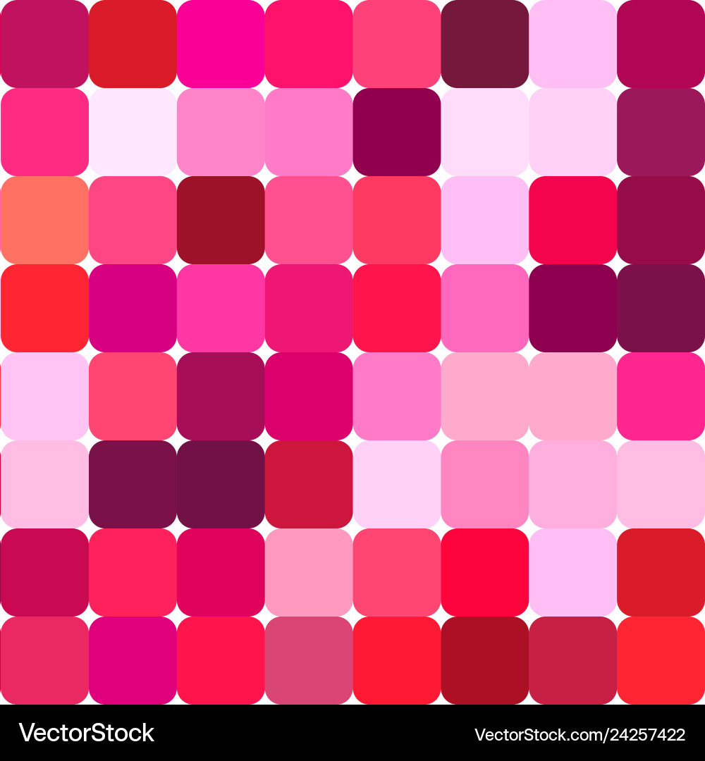 Pink bg with colorful square elements Royalty Free Vector