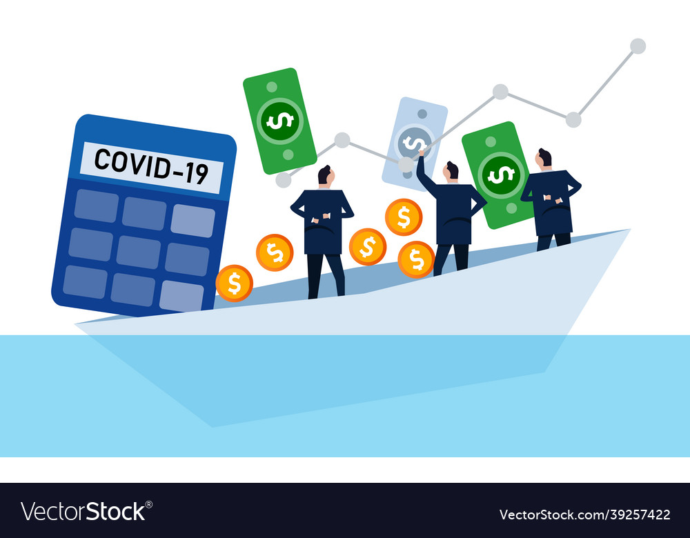 Put corona covid-19 into calculation failed wrong vector image Put corona covid-19 into calculation failed wrong