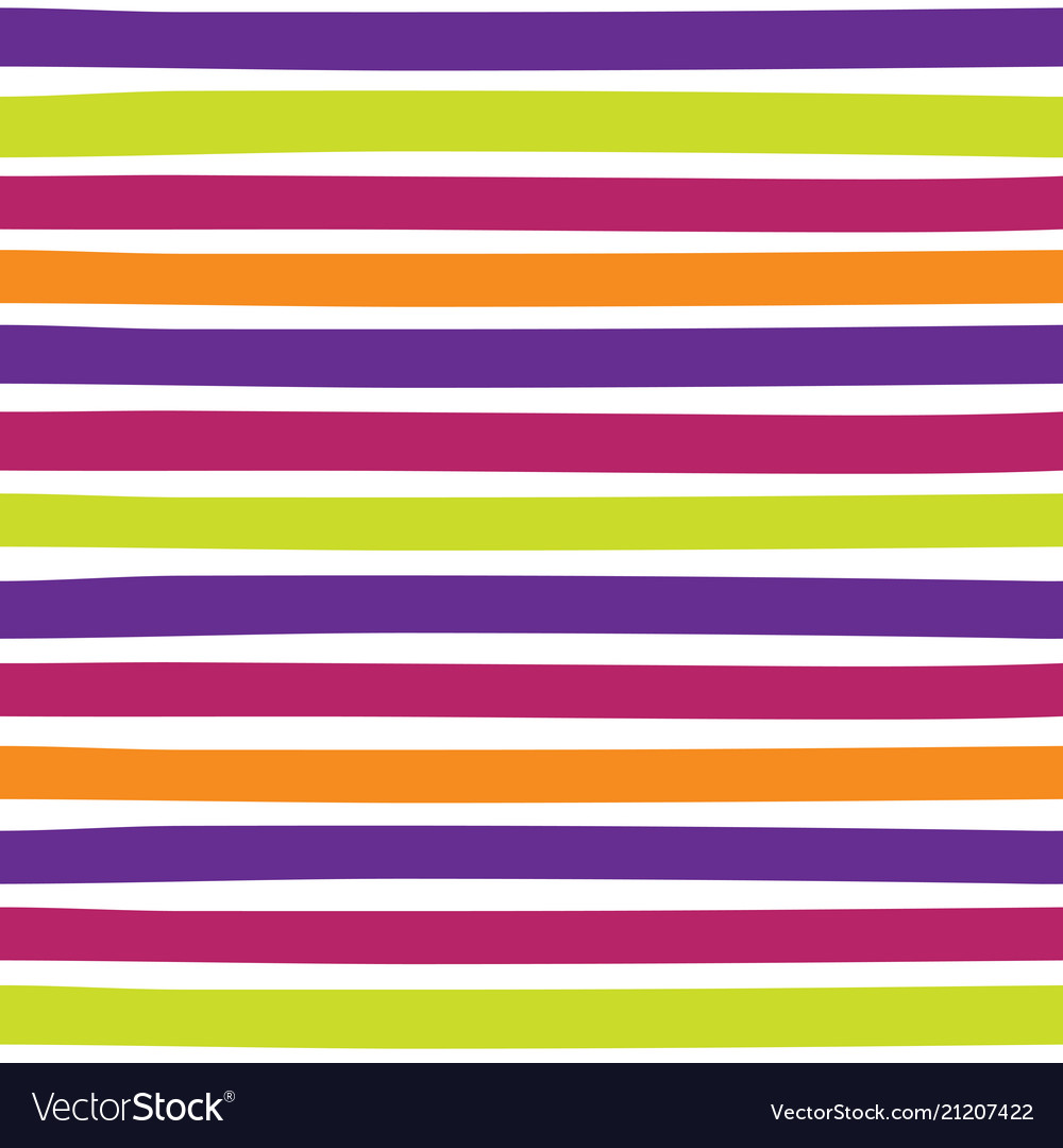Seamless colorful pattern with horizontal stripes vector image Seamless colorful pattern with horizontal stripes