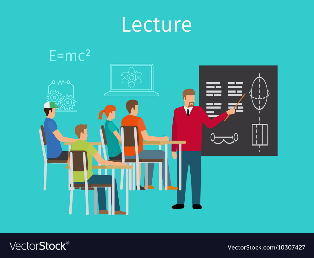 Education concept learning and lectures icon