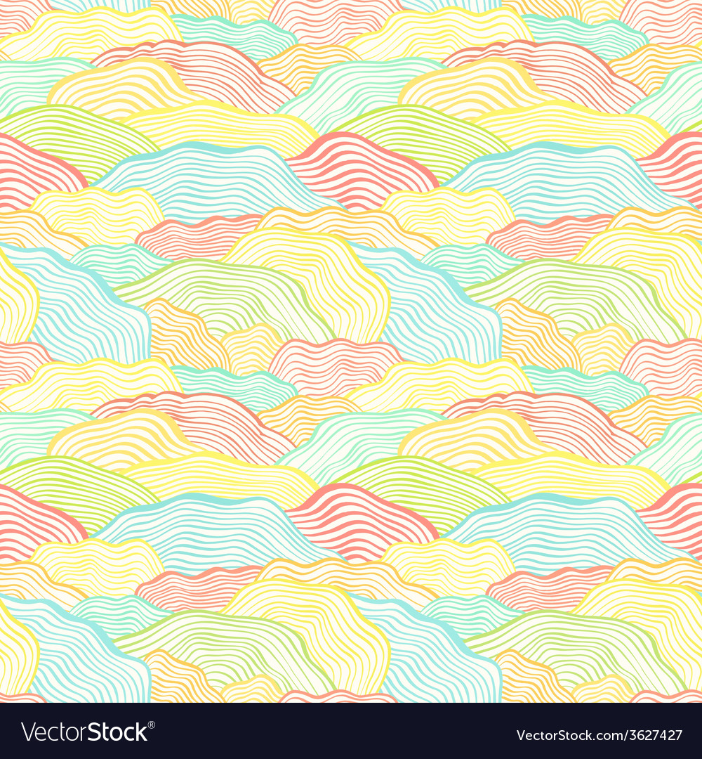 Seamless pattern with wavy scale texture