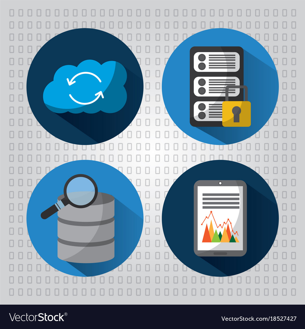 Set data base server cloud security statistics