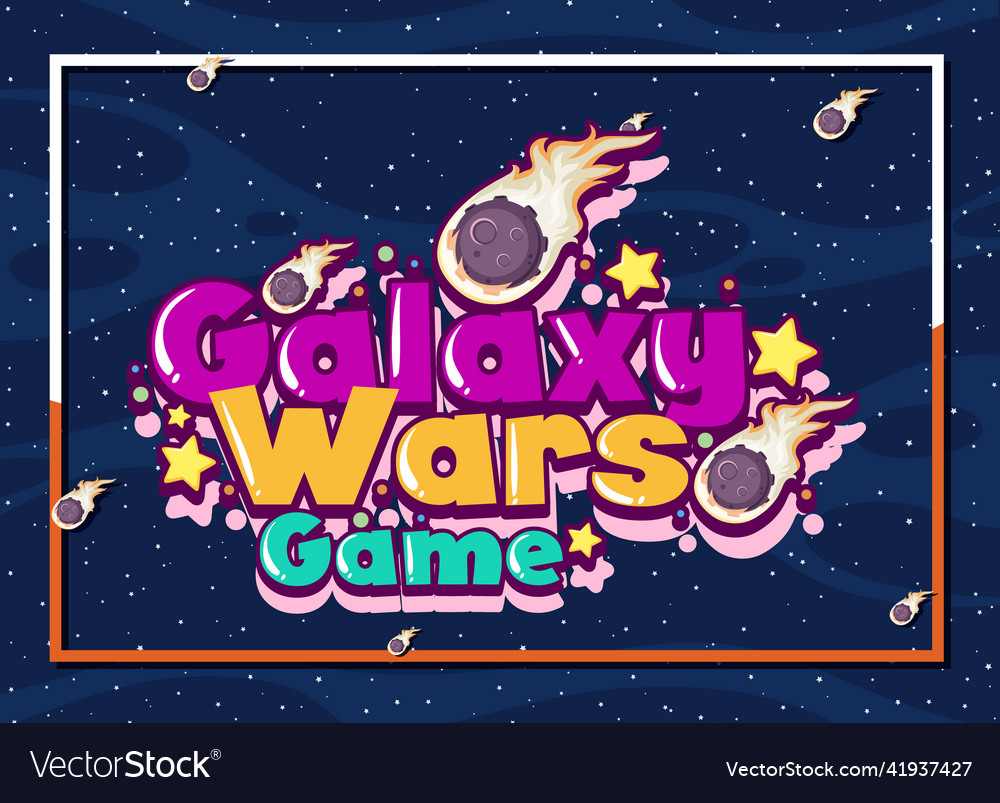 Space element template in background vector image Space element template in background