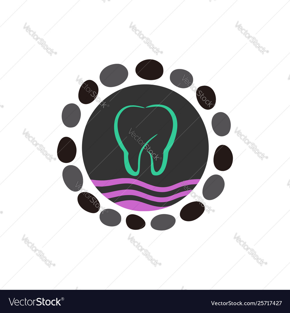 Tooth water stones logo