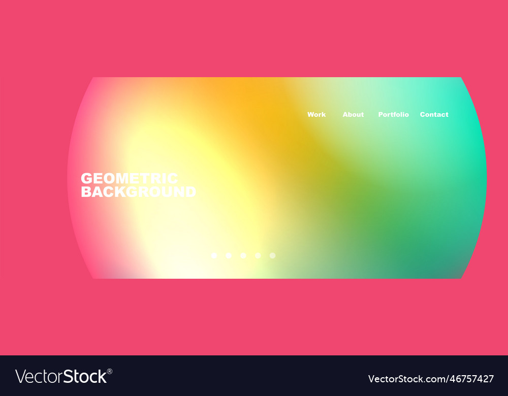 Trendy simple circle gradient abstract background vector image Trendy simple circle gradient abstract background