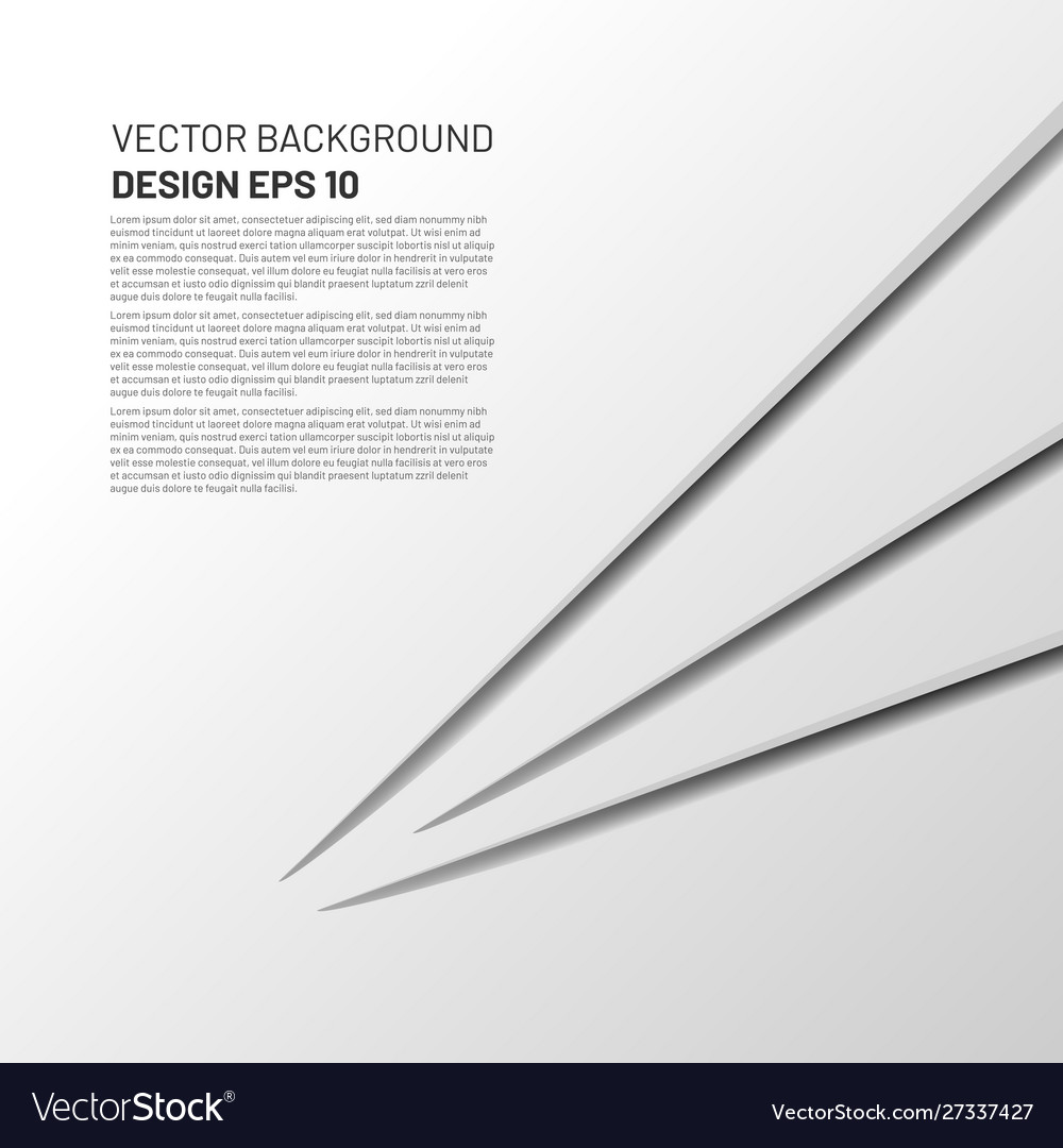 White paper background layer with space for text vector image White paper background layer with space for text