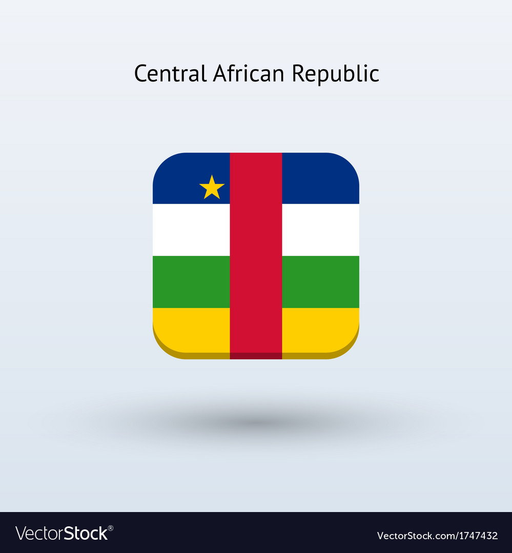 Central african republic flag icon