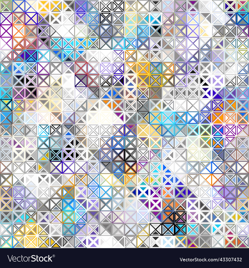 Geometric abstract pattern in low poly style vector image Geometric abstract pattern in low poly style