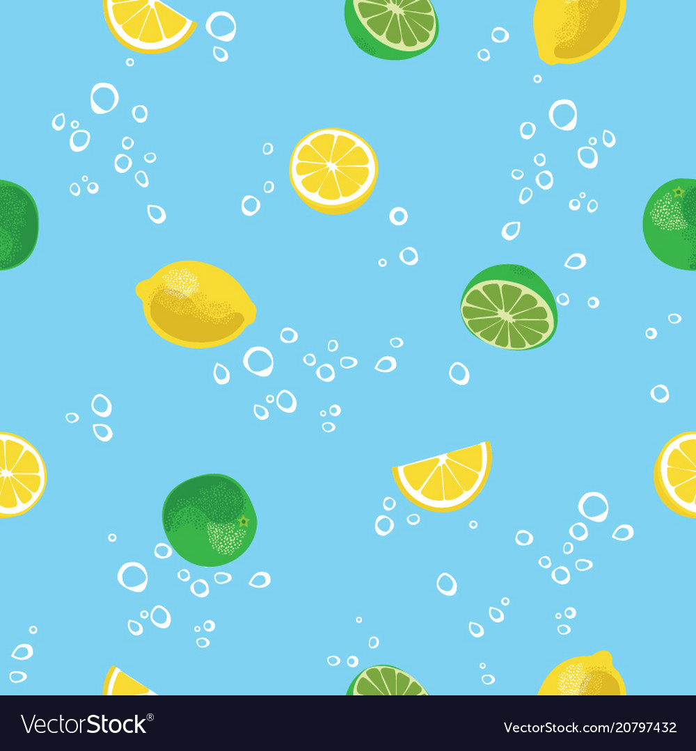 Lemon Lime Refreshment Pattern
