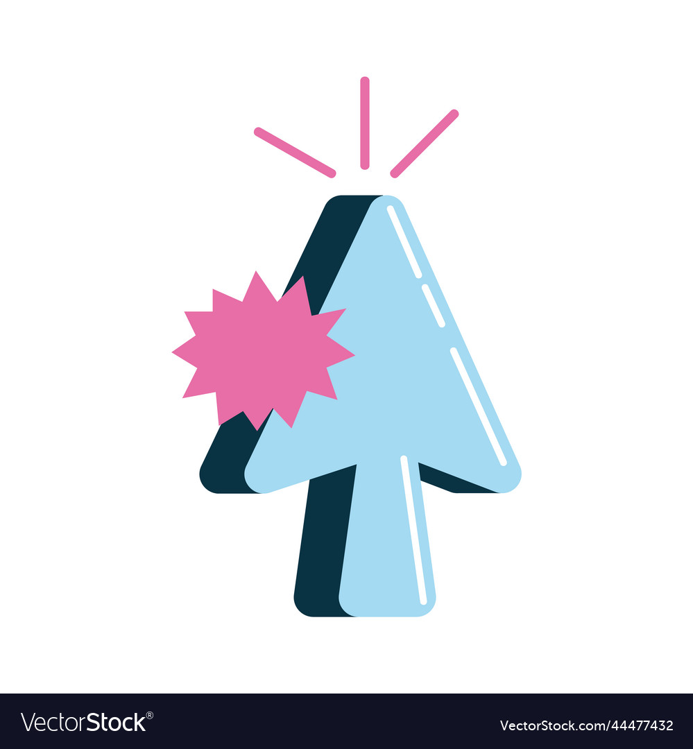 Mouse cursor arrow