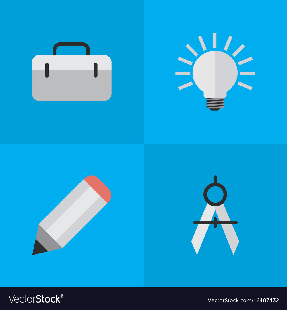 Set of simple knowledge icons