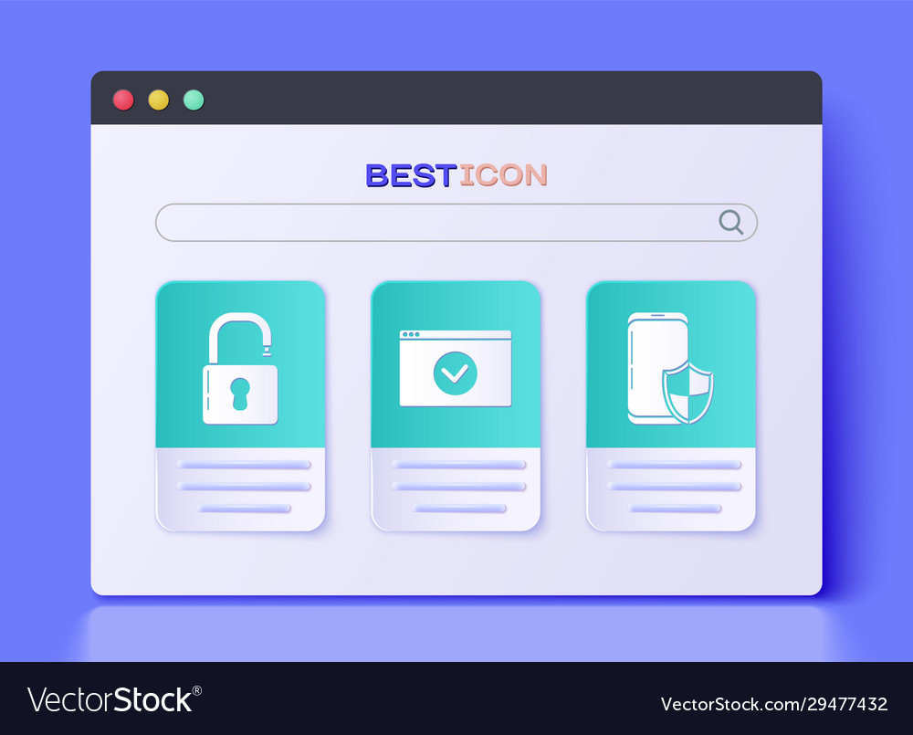 Set secure your site with https ssl open padlock vector image Set secure your site with https ssl open padlock