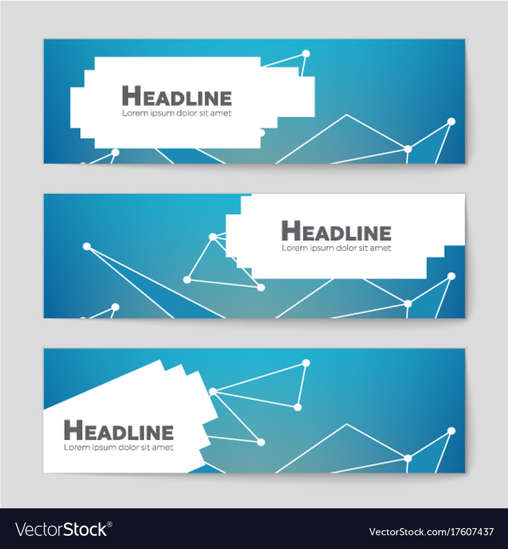 Abstract layout background set for art
