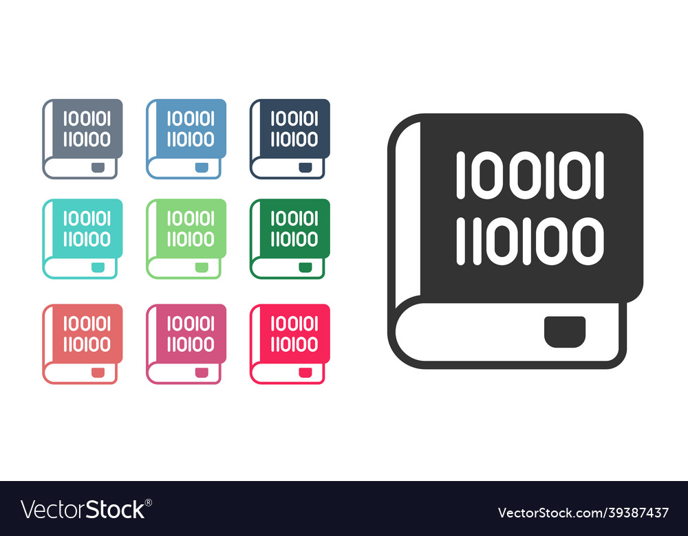 Black books about programming icon isolated vector image Black books about programming icon isolated