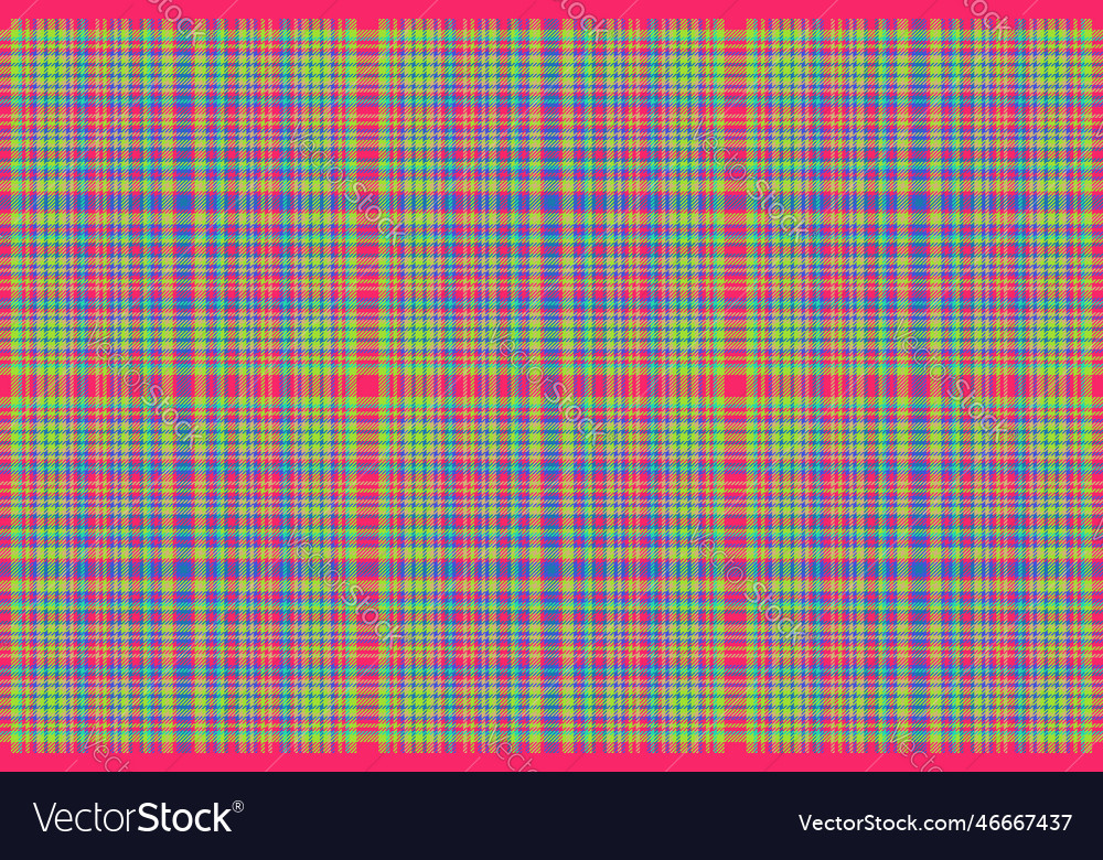 Check plaid tartan textile pattern seamless Vector Image