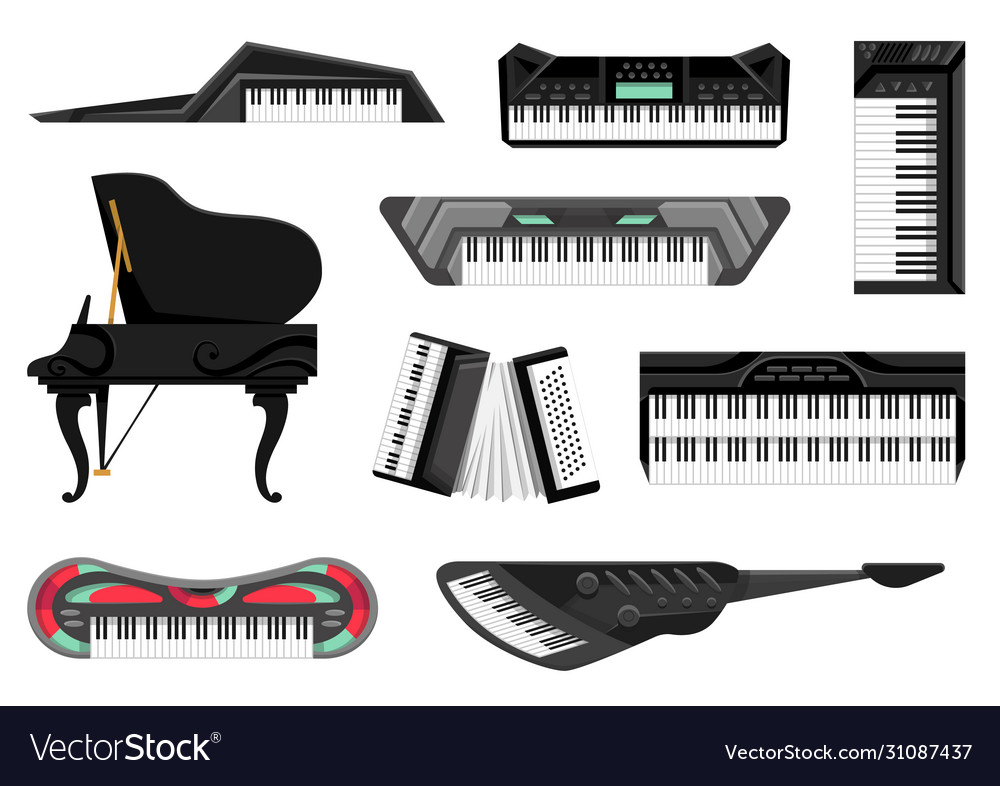 Collection musical keyboard instrument