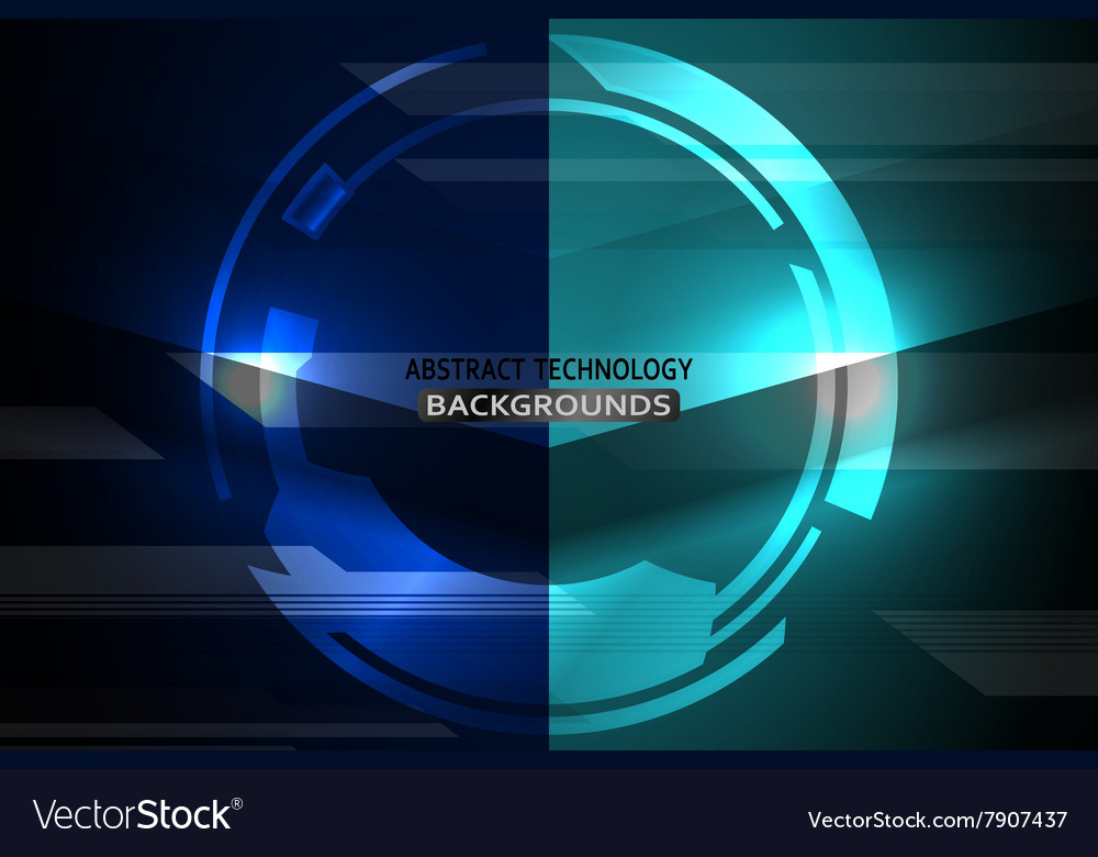 Dynamic Blue Abstract Background