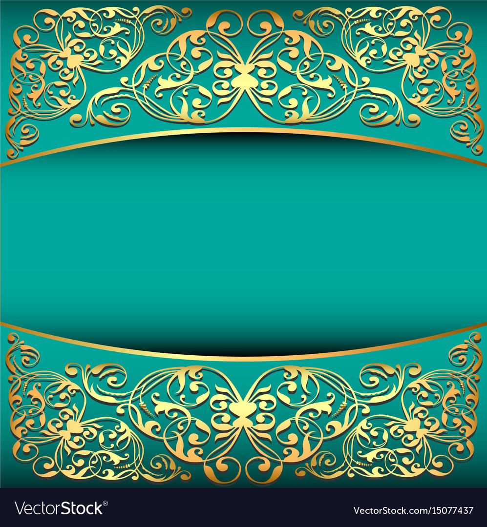 Gold Ornament Frame - Elegant Vintage