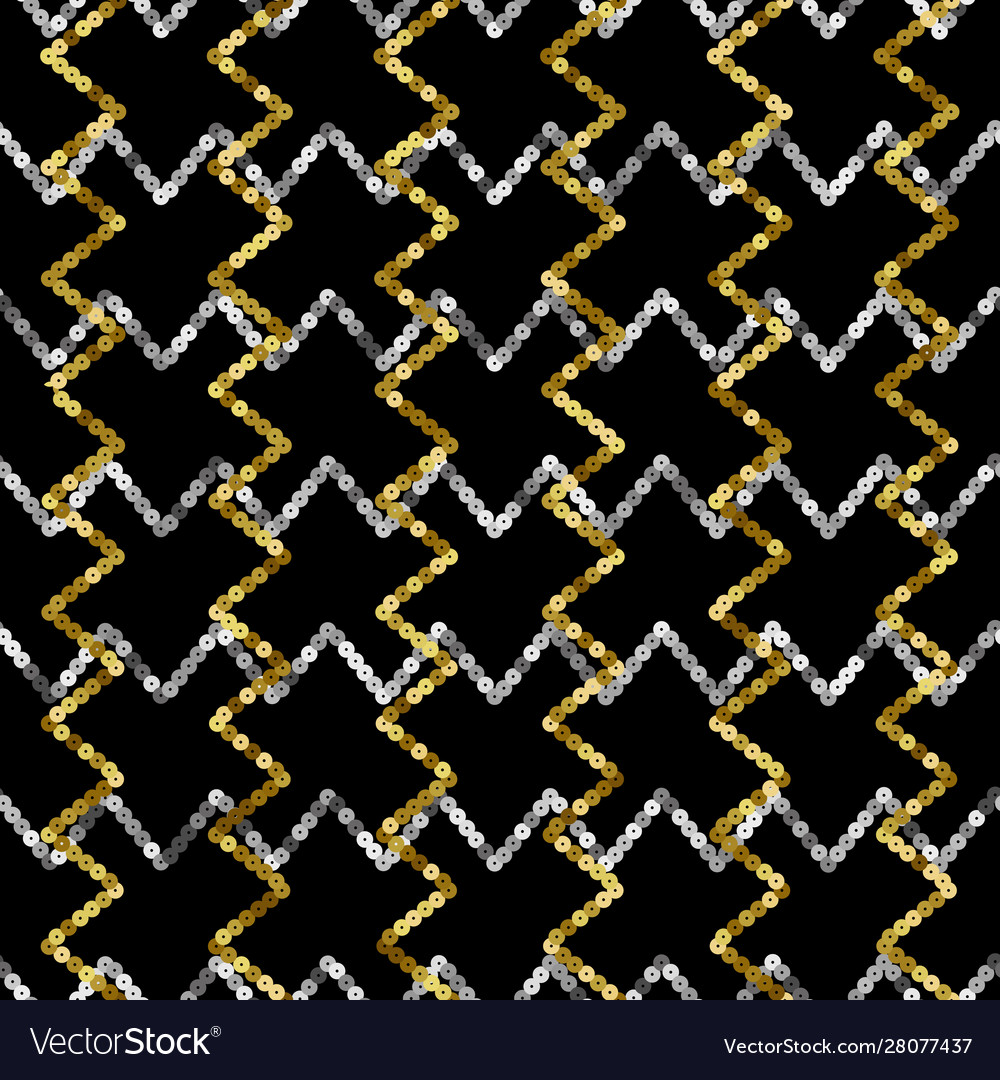 Sequins seamless pattern abstract check vector image Sequins seamless pattern abstract check
