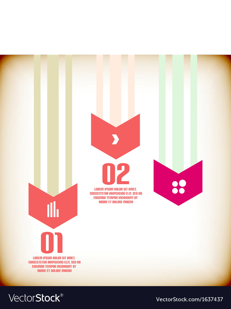 Workflow Diagram Abstract Arrows