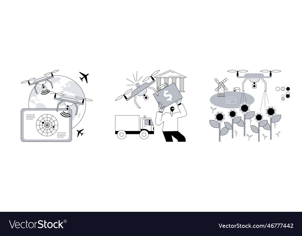 Aircraft technology abstract concept