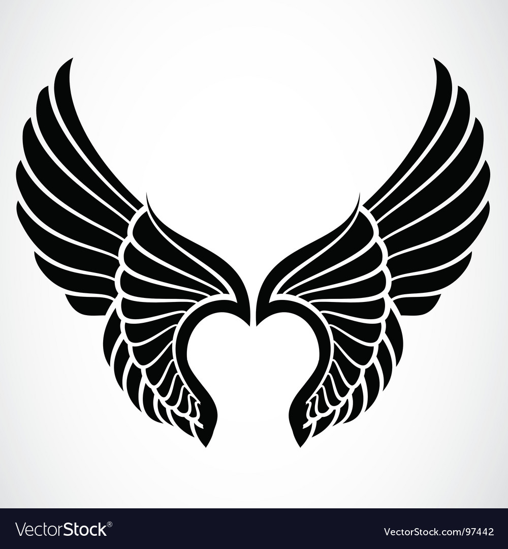 Download Angel wings Royalty Free Vector Image - VectorStock