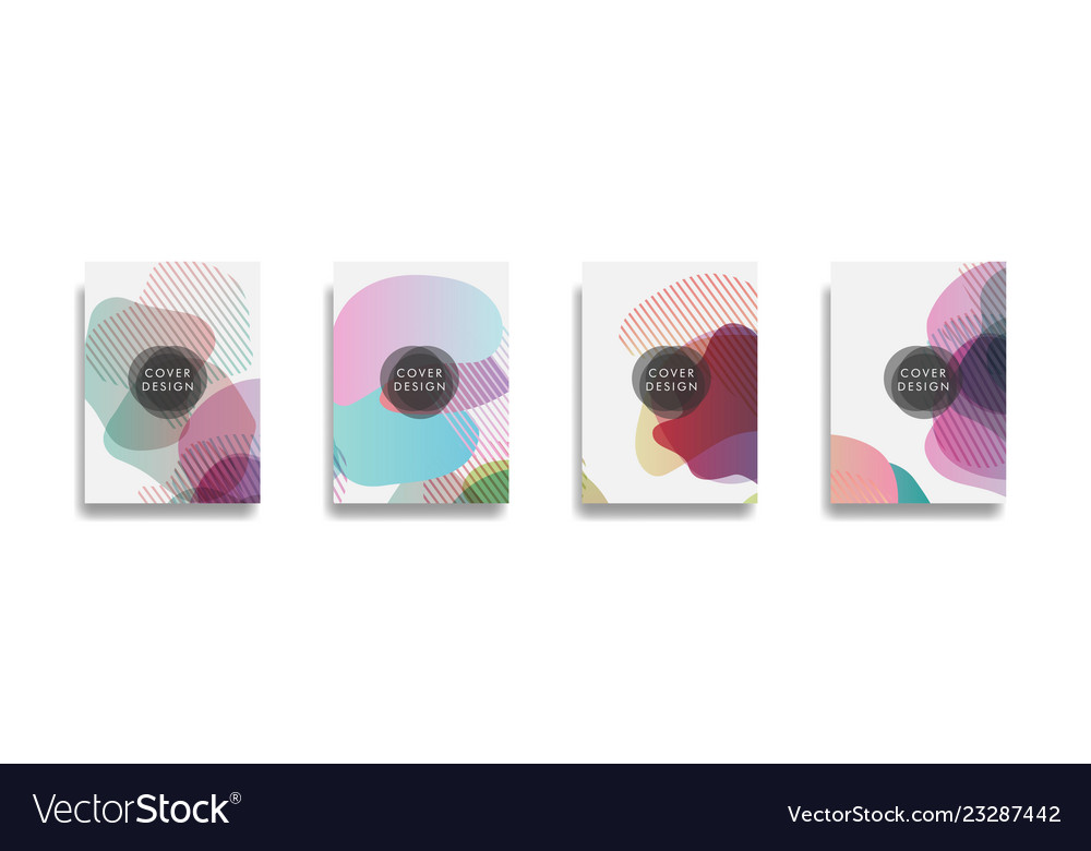 Dynamic style banner design set with fluid orange vector image Dynamic style banner design set with fluid orange