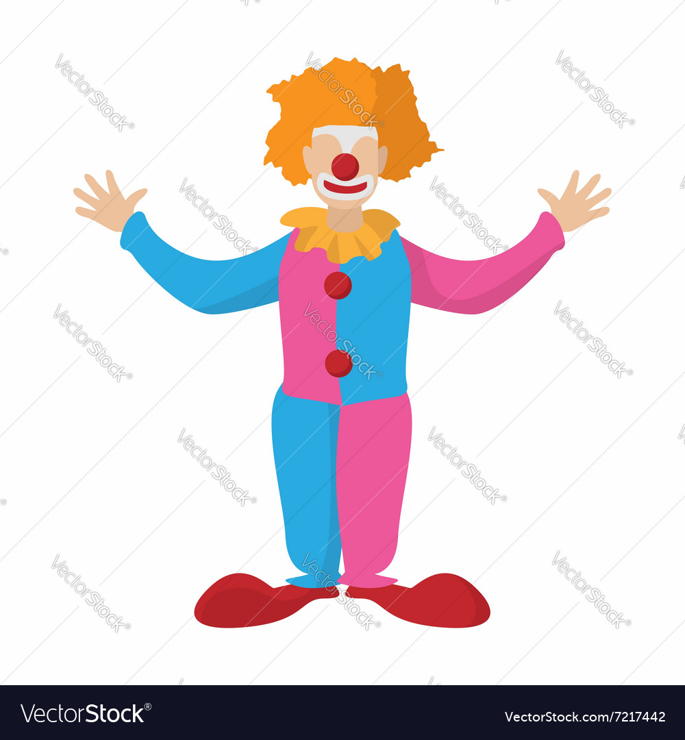 Funny clown cartoon Royalty Free Vector Image - VectorStock Funny clown cartoon Royalty Free Vector Image - VectorStock