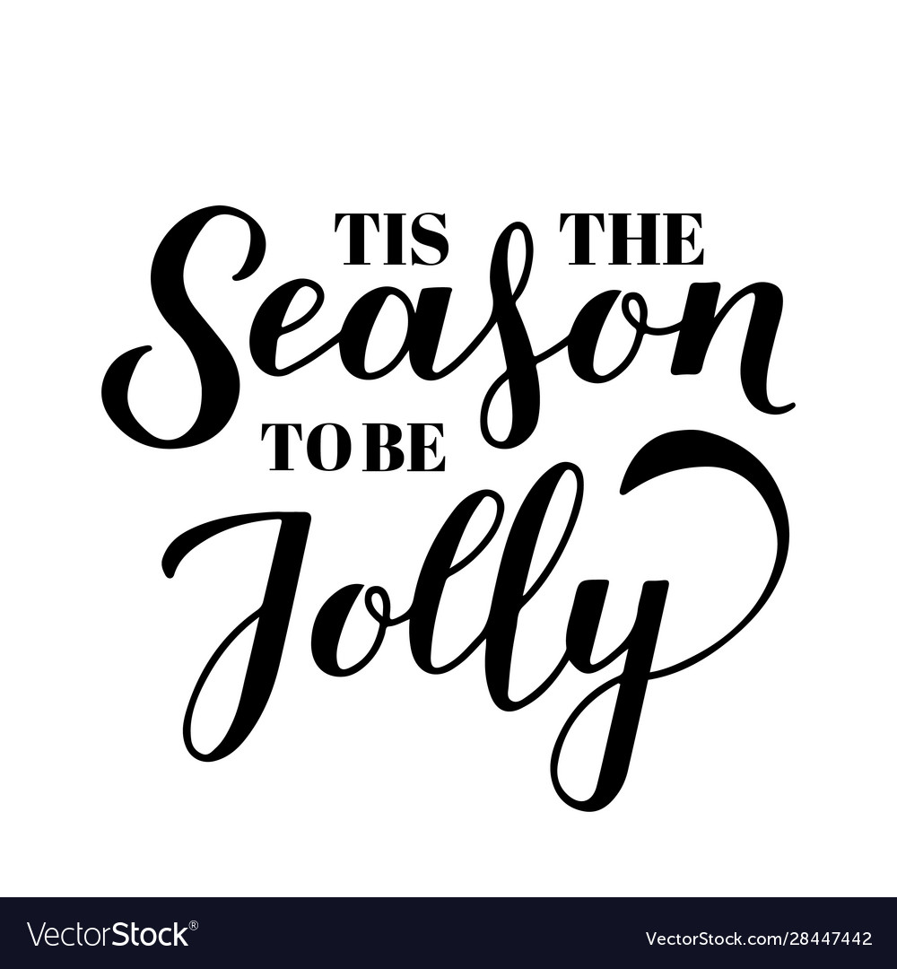 Jolly Christmas Calligraphy