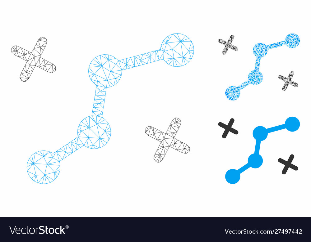 Route points mesh carcass model