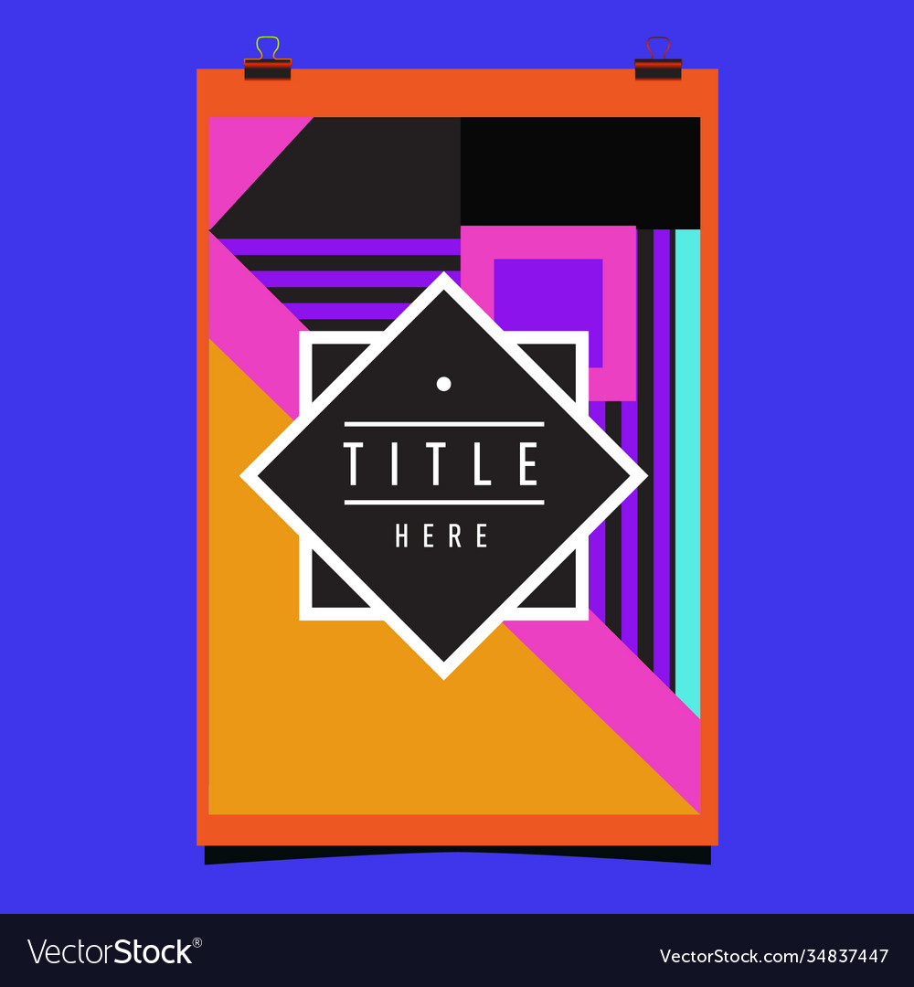 Abstract colorful geometric pattern background