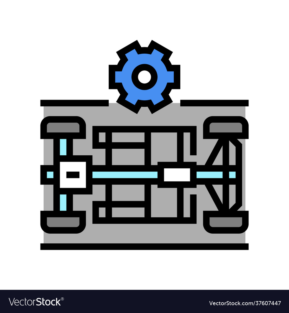 Chassis selection car color icon