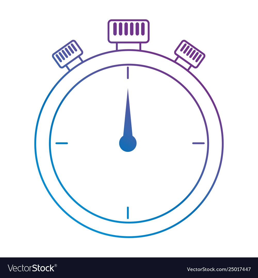 Chronometer time clock isolated icon