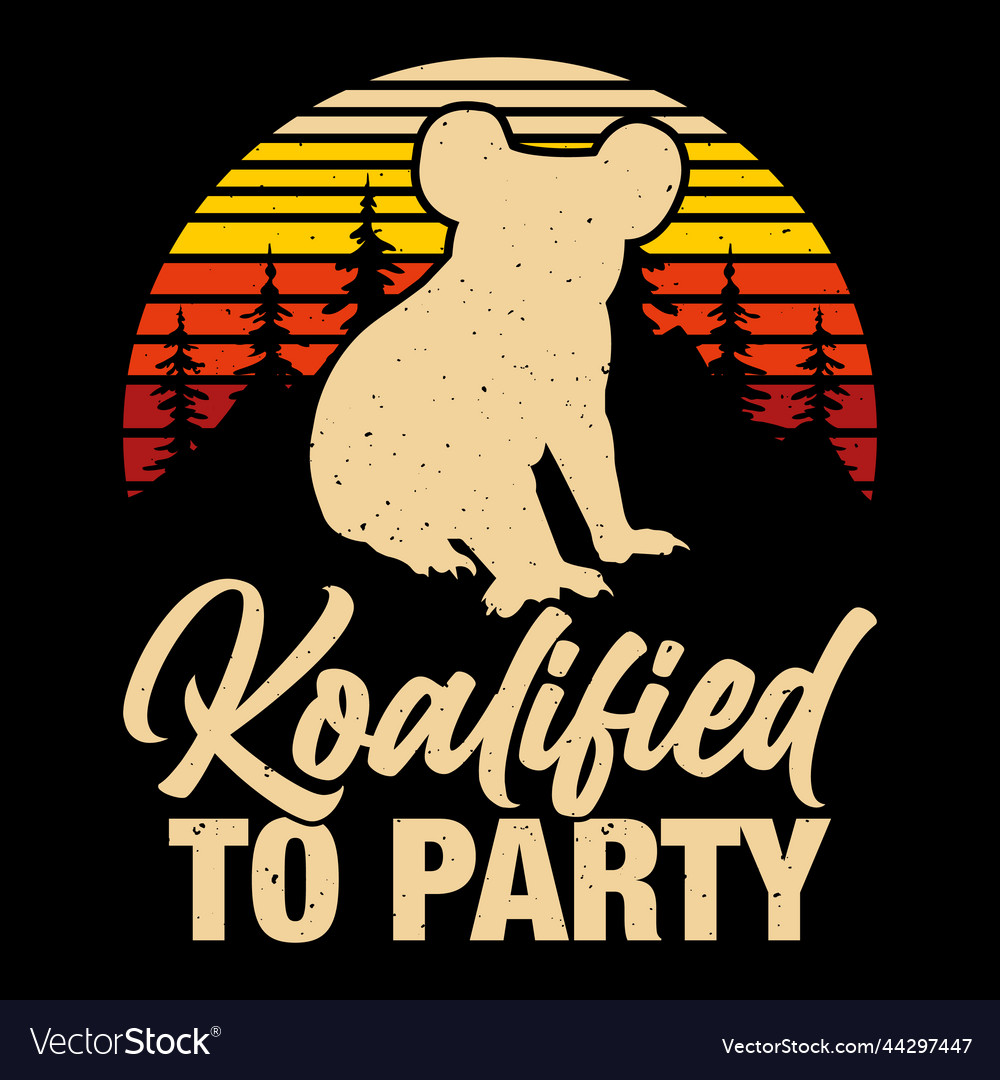 Süßes Koala T-Shirt - Vintage Style