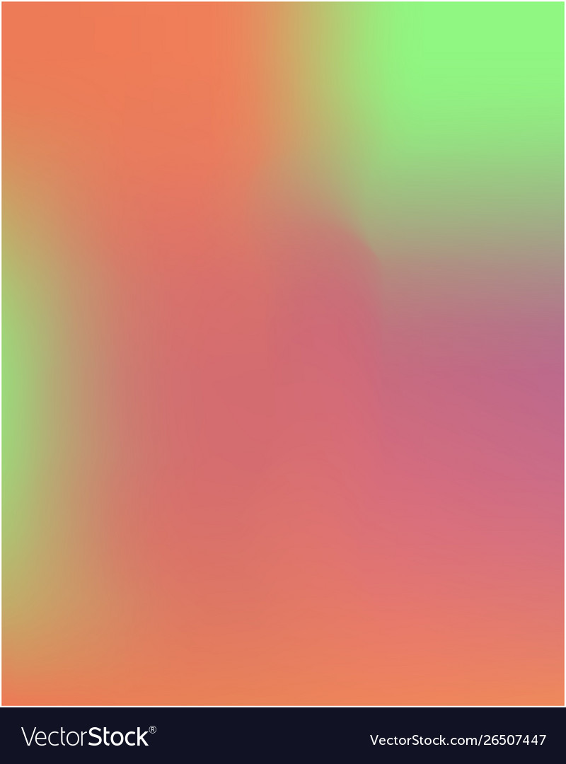 Gradient mesh painted in different colors