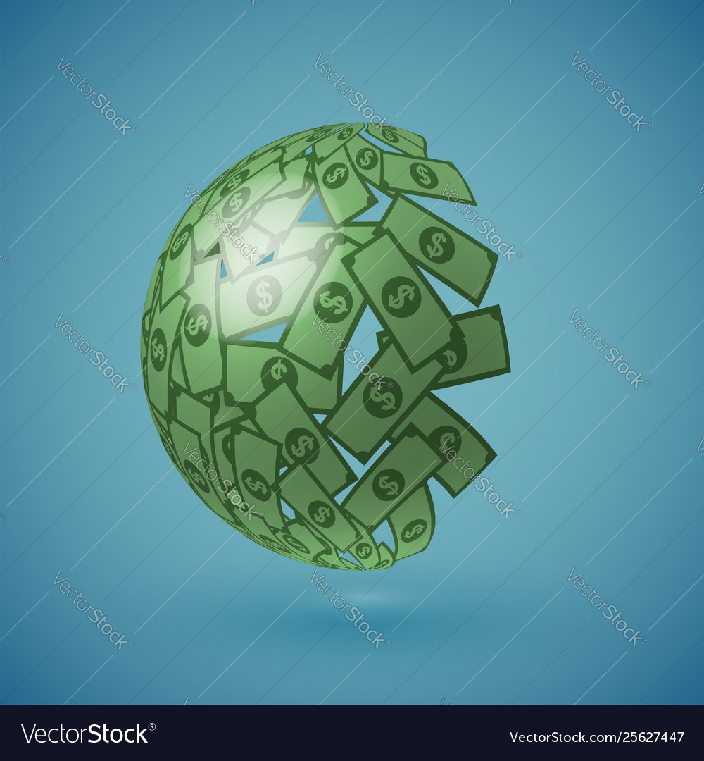 Green globe made money