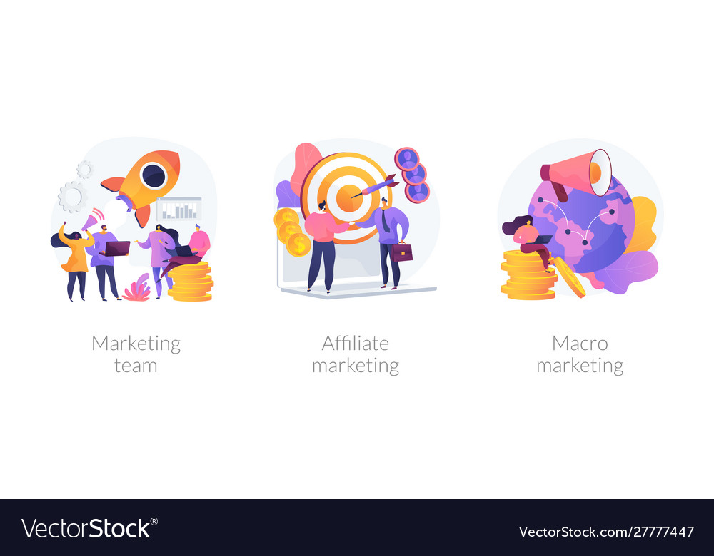 Marketing Strategy Concept Metaphors Royalty Free Vector