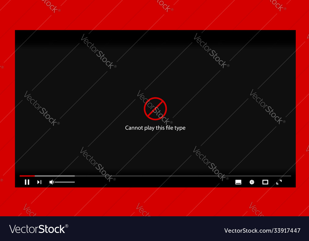 Media player screen template with file playback