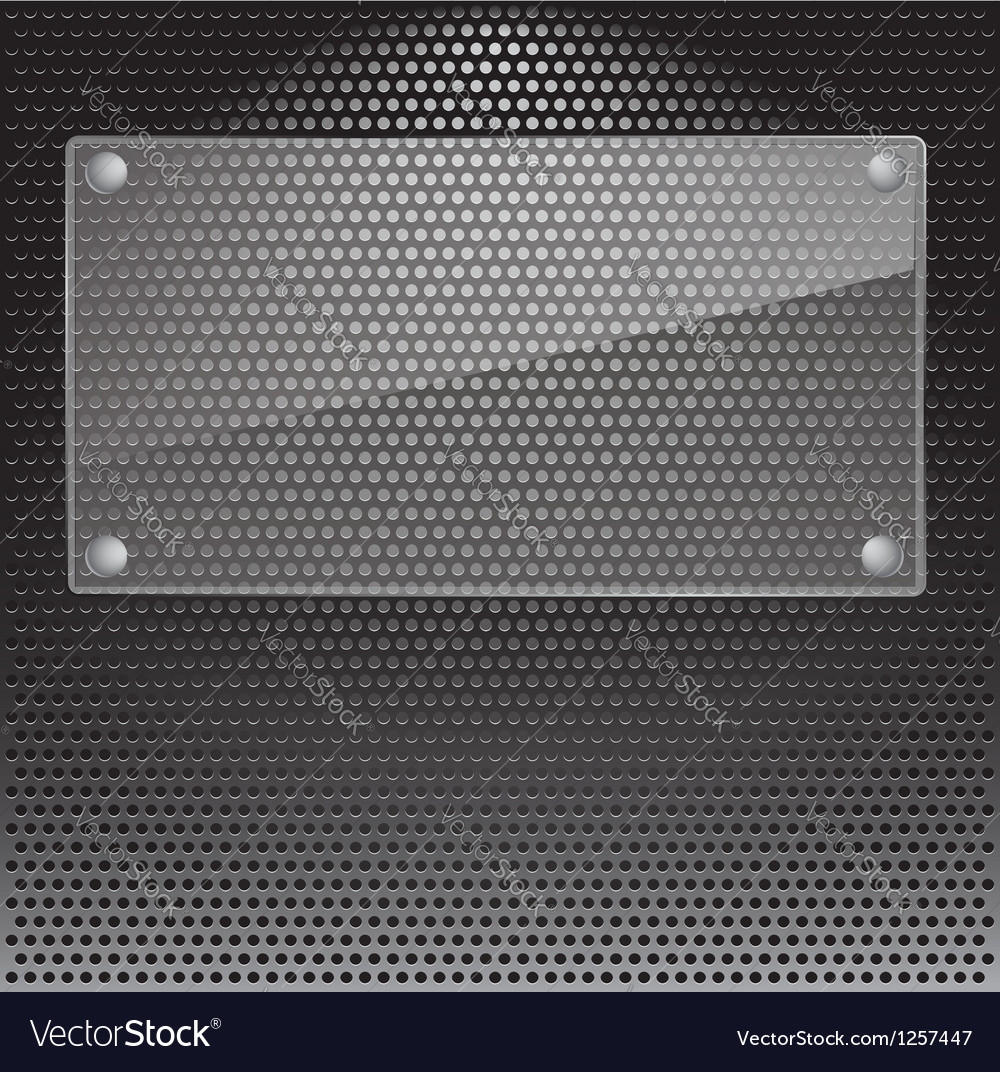 Metal grill Royalty Free Vector Image VectorStock