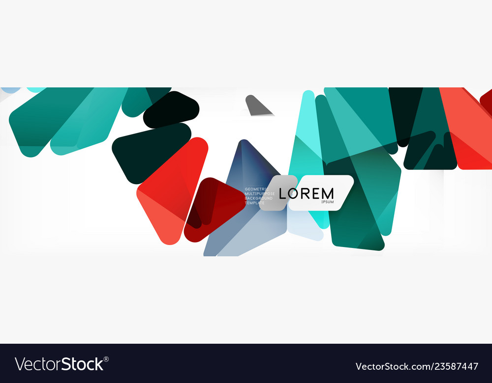Mosaic triangular low poly style abstract Vector Image Mosaic triangular low poly style abstract