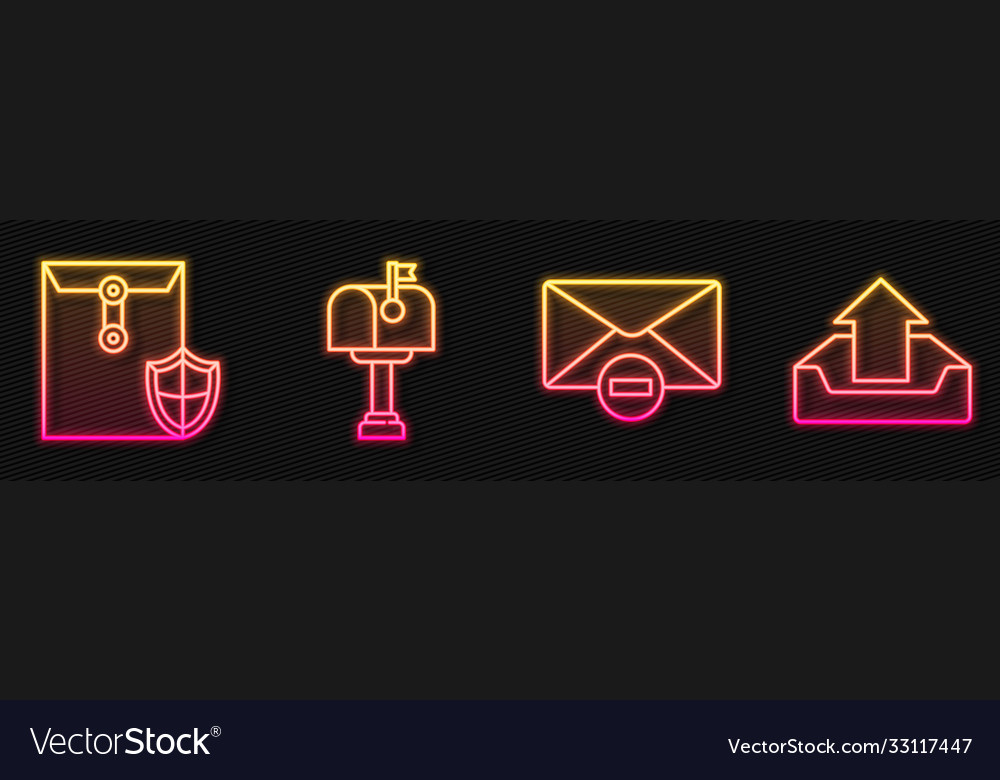 Set line delete envelope with shield