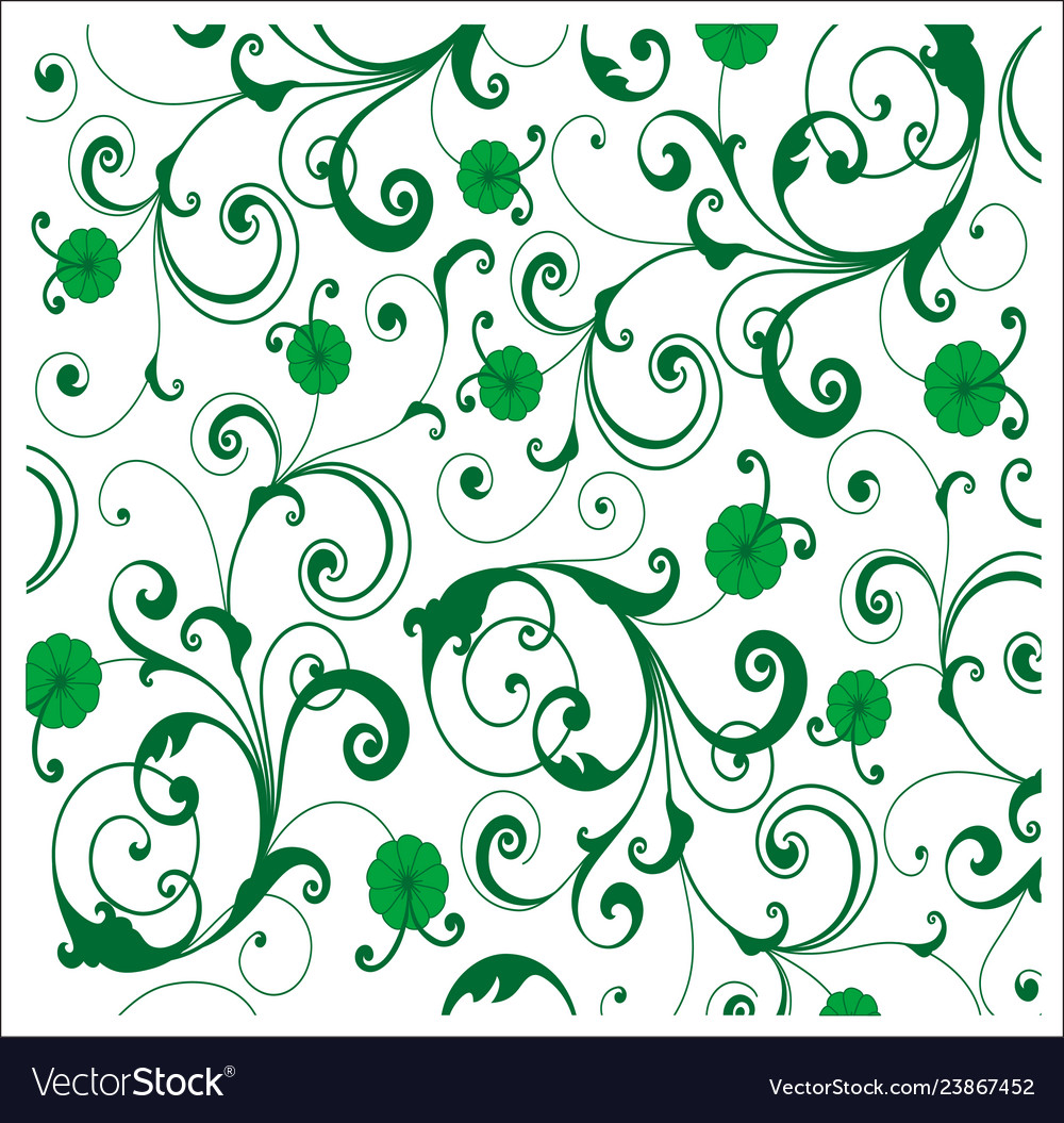 Batik design style patterns are same for fabric vector image Batik design style patterns are same for fabric