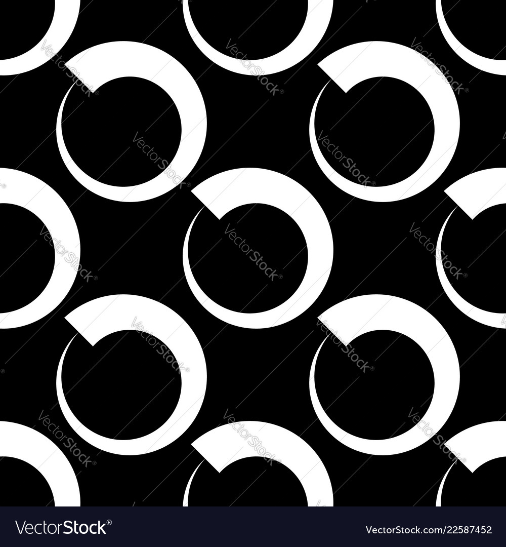 Circles abstract repeatable geometric pattern