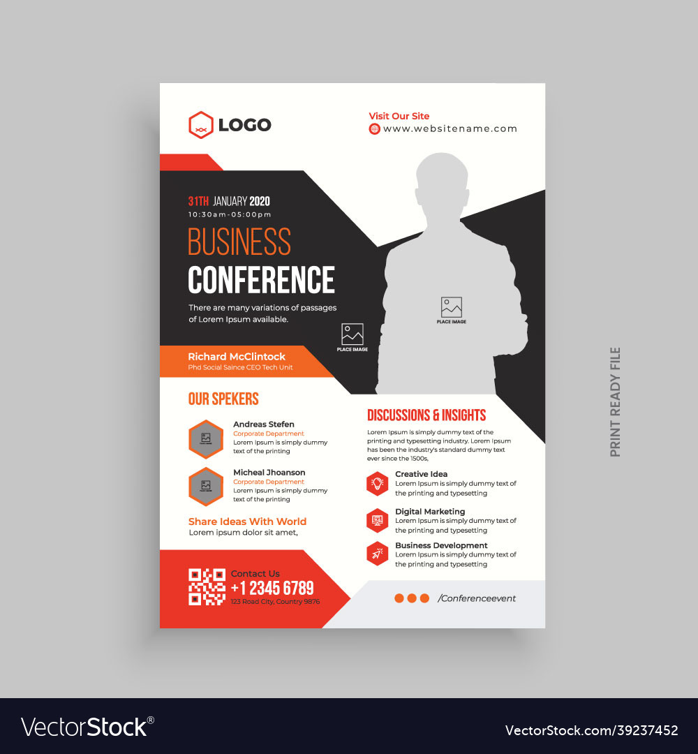 Unternehmenskonferenz Flyer